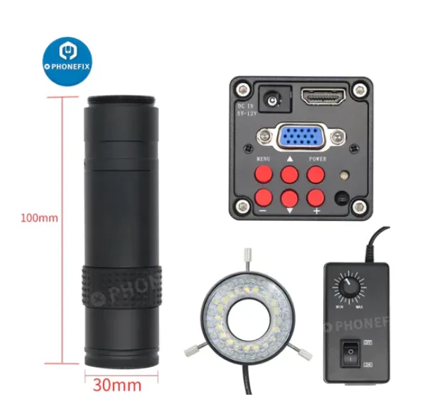 13MP VGA HDMI Camera Electronic Microscope USB Phone CPU Repair