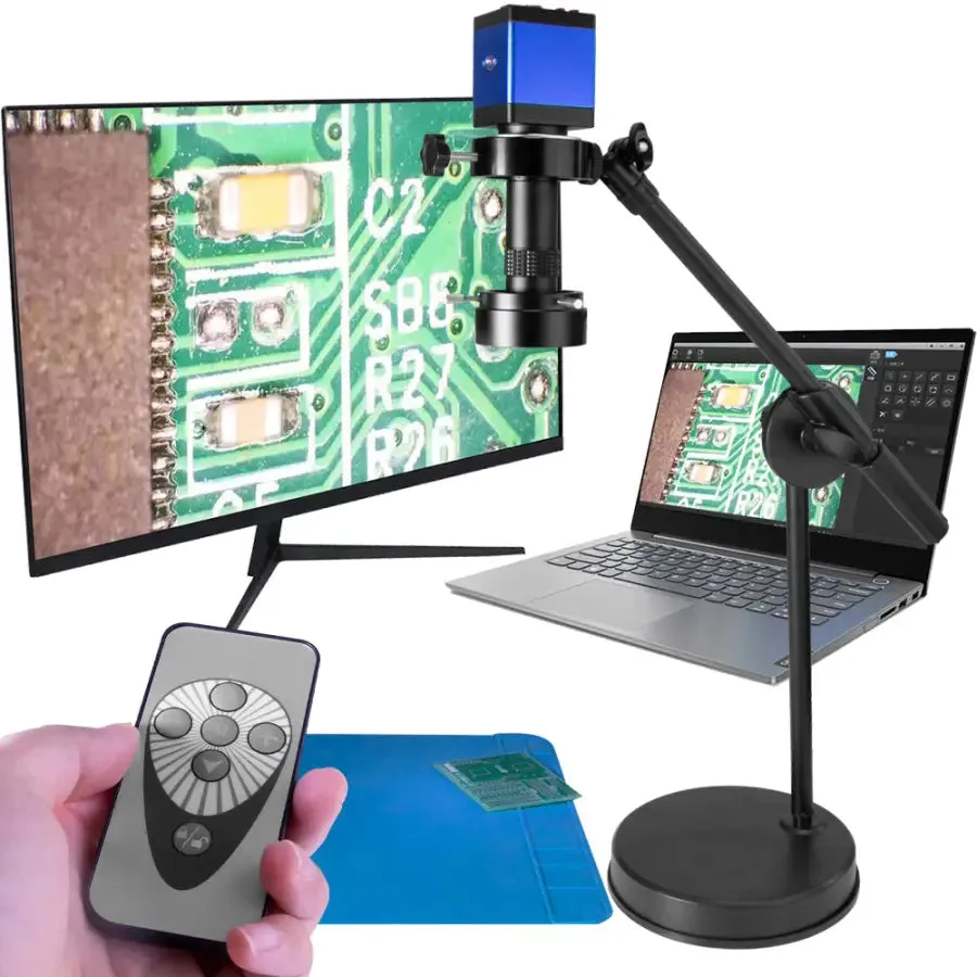 13MP VGA HDMI Camera Electronic Microscope USB Phone CPU Repair