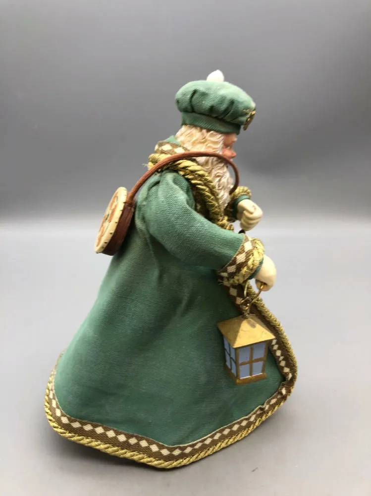 2004 Thomas Kinkade Visions of Ireland Lamplight Brook Irish Santa Claus Figure - Good