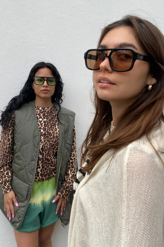A Kjaerbede Kaya Black Sunglasses
