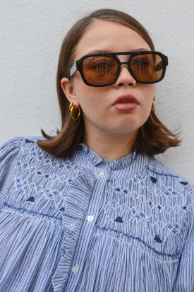 A Kjaerbede Kaya Black Sunglasses