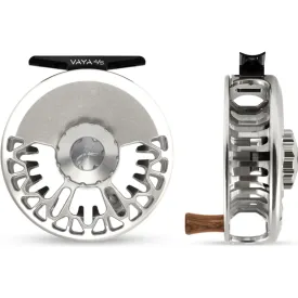 Abel Vaya reel 4/5 Platinum/Platinum Drag/Walnut Handle