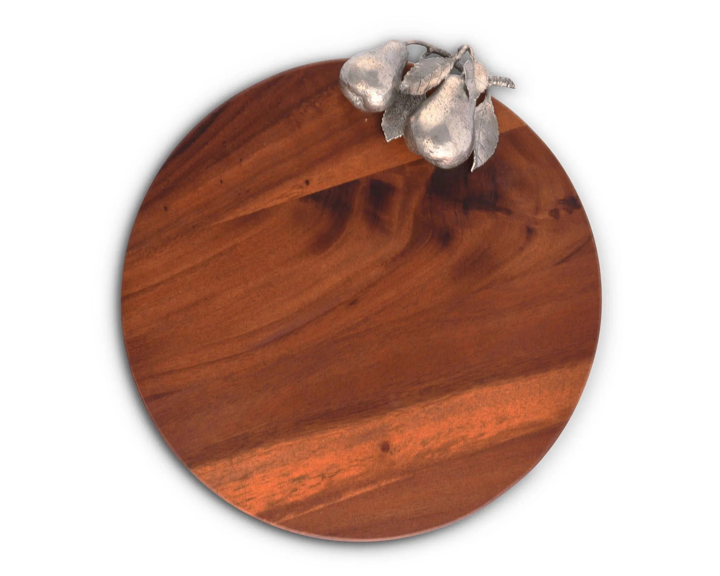 Acacia Wood Pear Cheese Tray