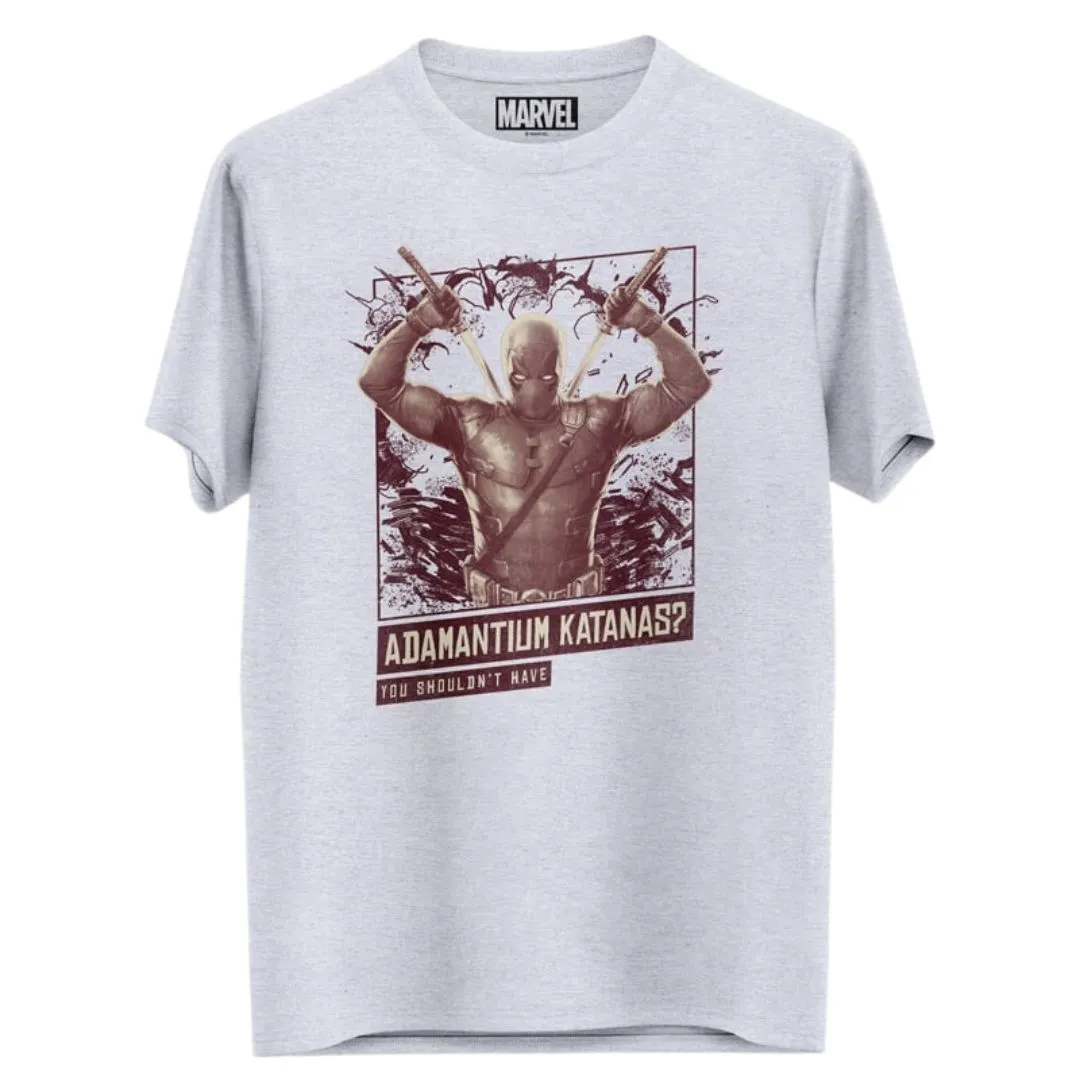 Adamantium Katanas - Marvel Official T-Shirt