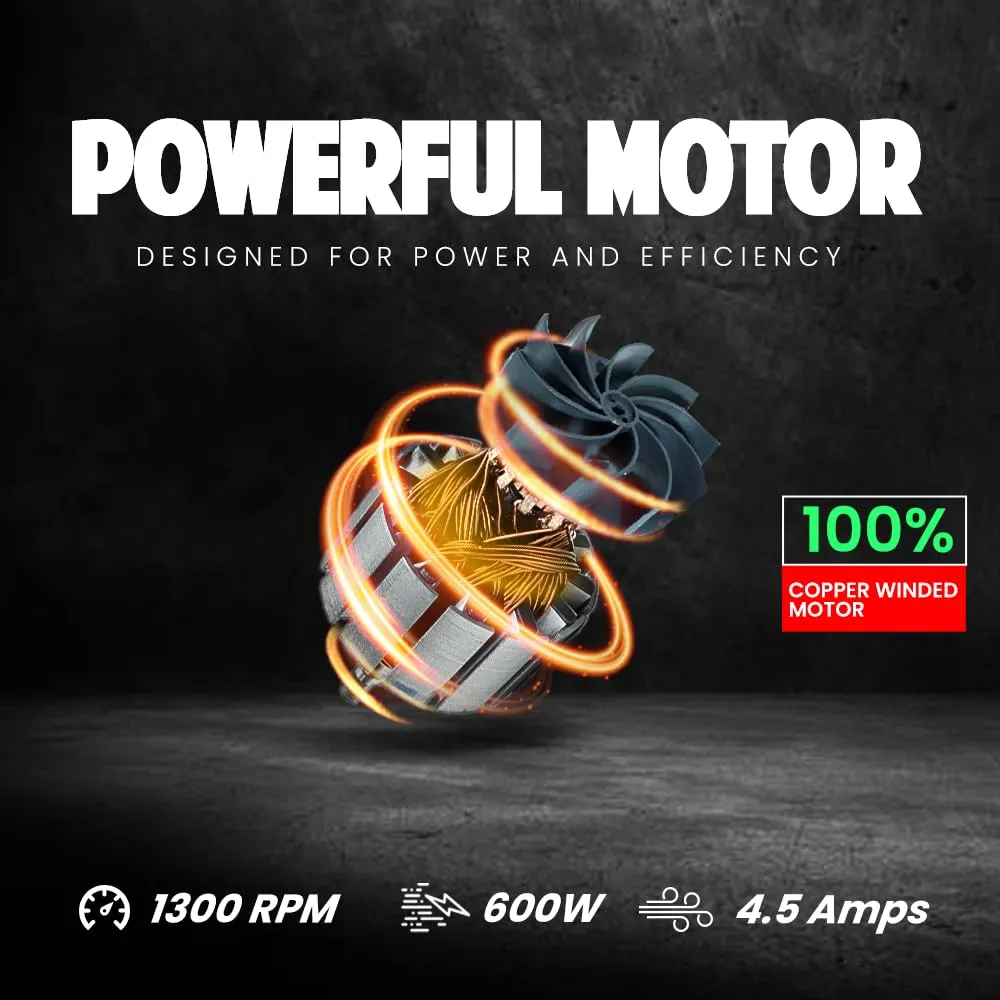 ALPRO AB600 Electric Air Blower 600W Heavy-Duty Blower for Home, Office, Car, Dust Cleaning
