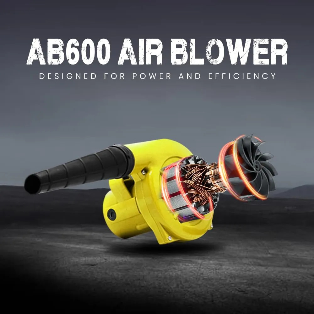 ALPRO AB600 Electric Air Blower 600W Heavy-Duty Blower for Home, Office, Car, Dust Cleaning