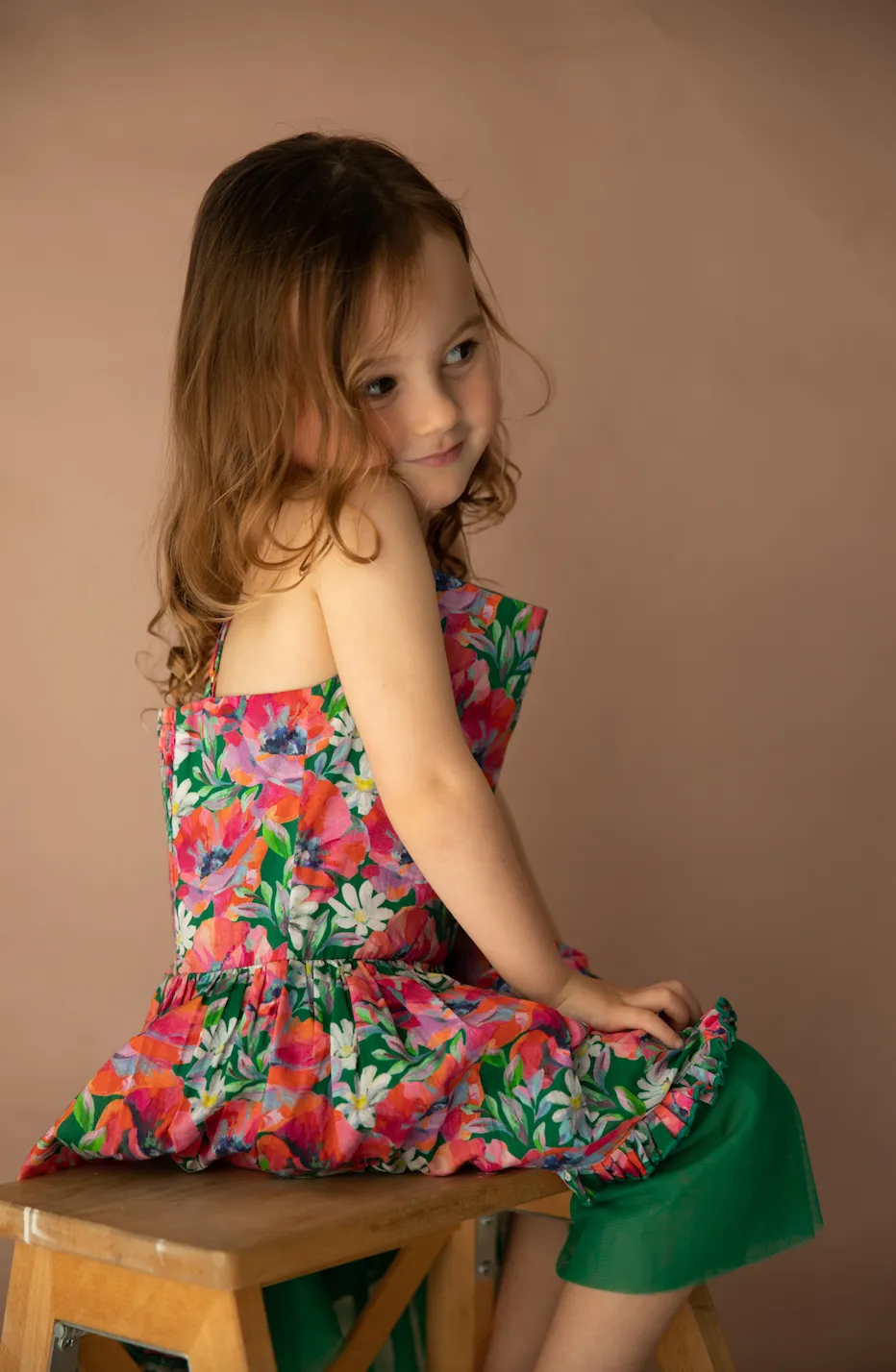 Annabelle Dress - Foliage - Summer Field