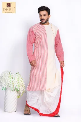 Antony Firingee-Cotton Kurta-Dhoti Full Set for Men