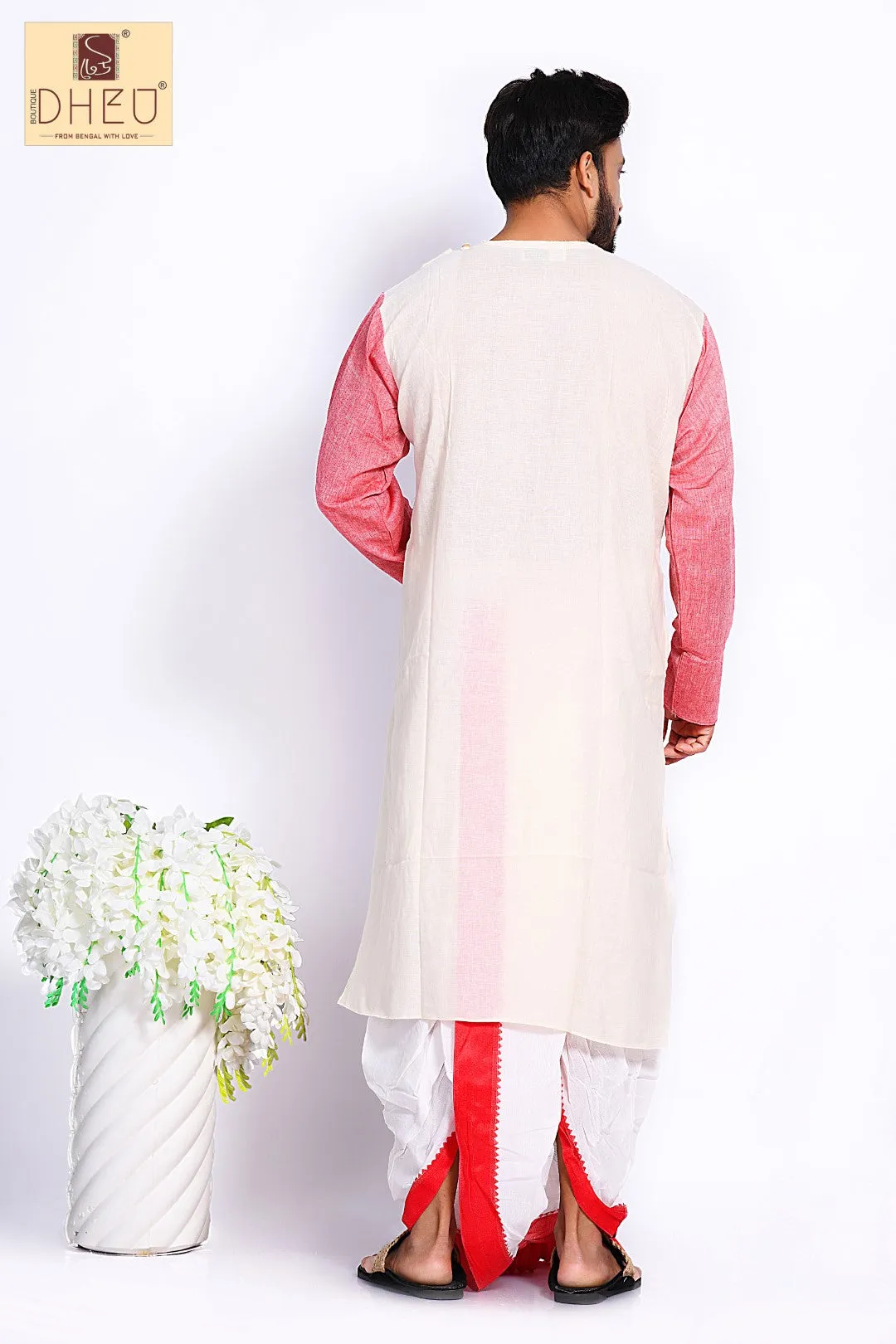 Antony Firingee-Cotton Kurta-Dhoti Full Set for Men