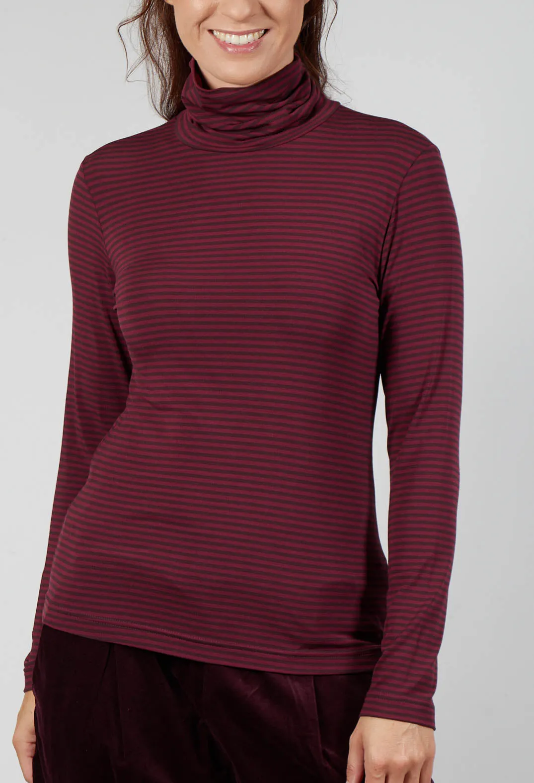Baobab MR T Shirt in Uva Stripe