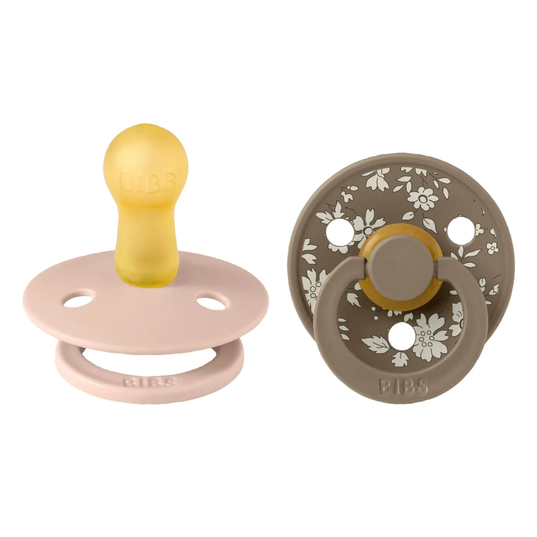 BIBS Dummies - Liberty 2 Pk Capel/Blush