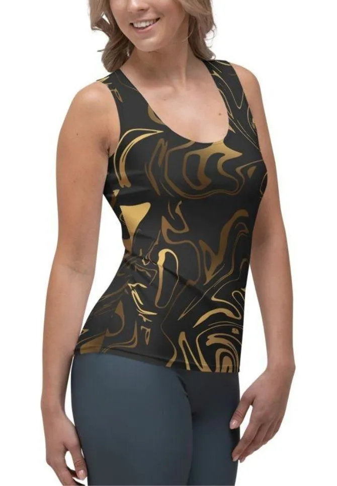 Black & Gold Tank Top