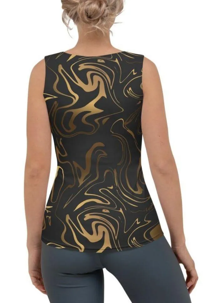 Black & Gold Tank Top