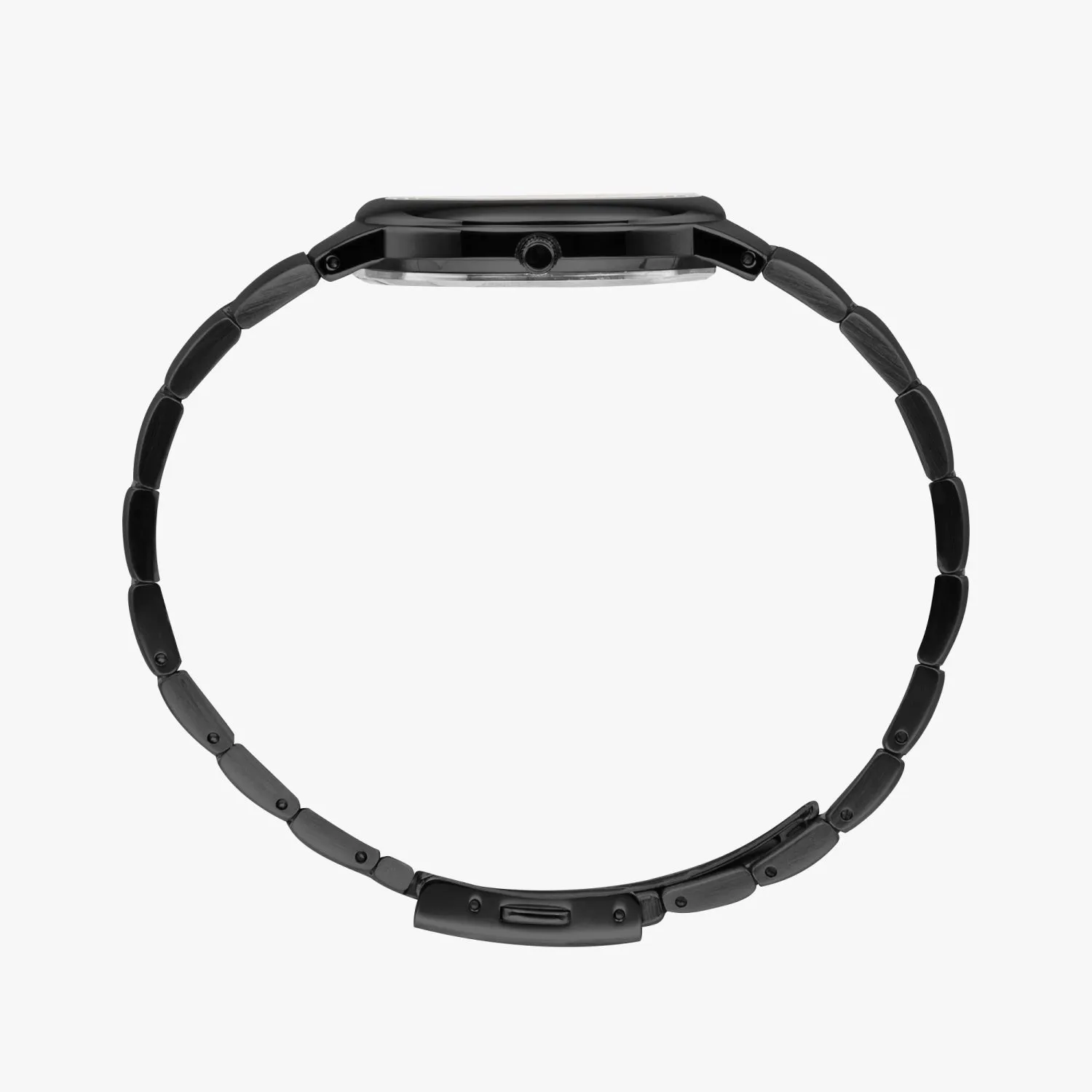 Black Instafamous Steel Strap Quartz watch