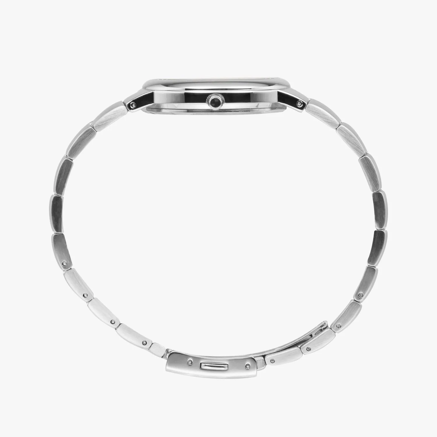Black Instafamous Steel Strap Quartz watch