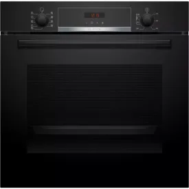 Bosch Series 4 71L Built-In Electric Single Oven - Black | HBS573BB0B