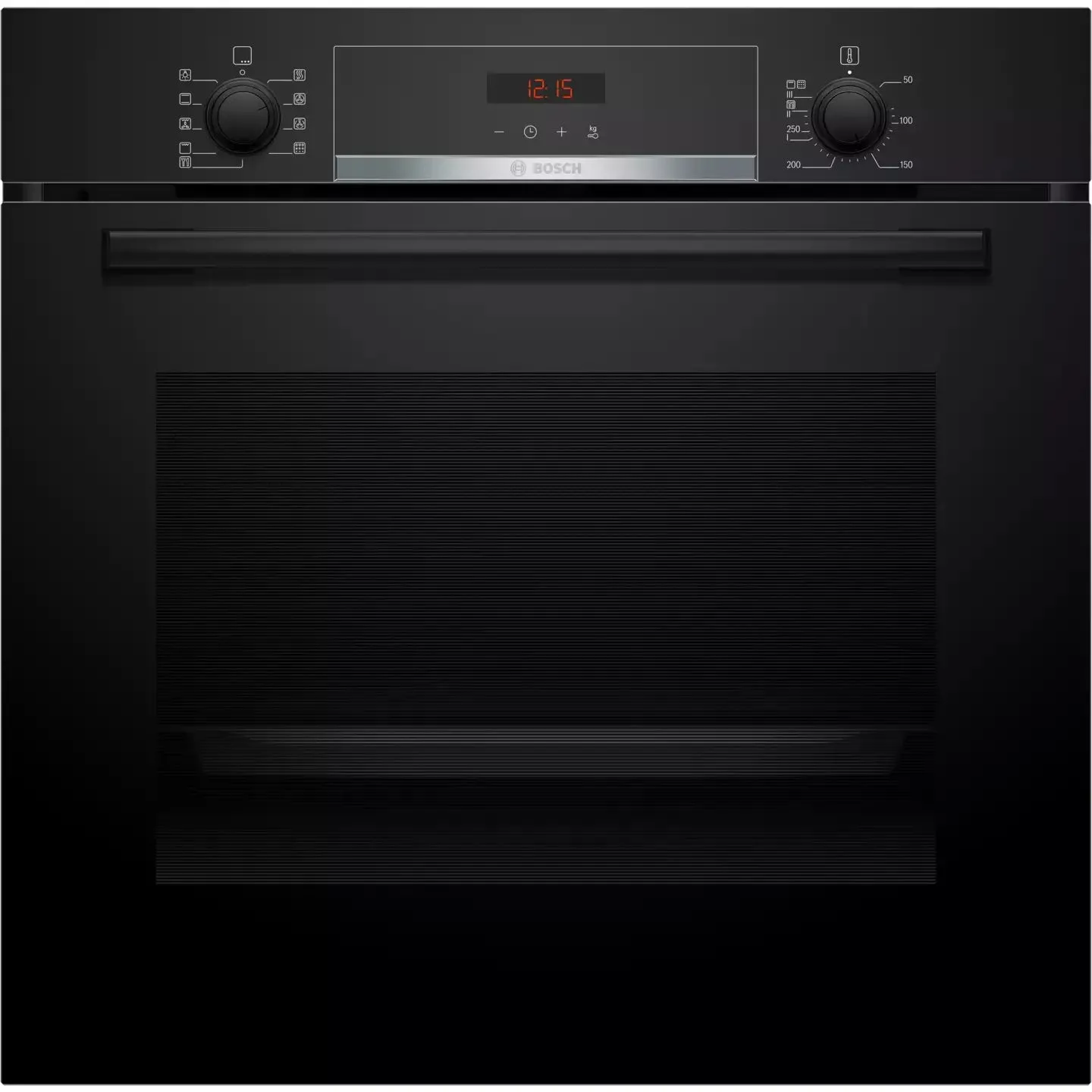 Bosch Series 4 71L Built-In Electric Single Oven - Black | HBS573BB0B