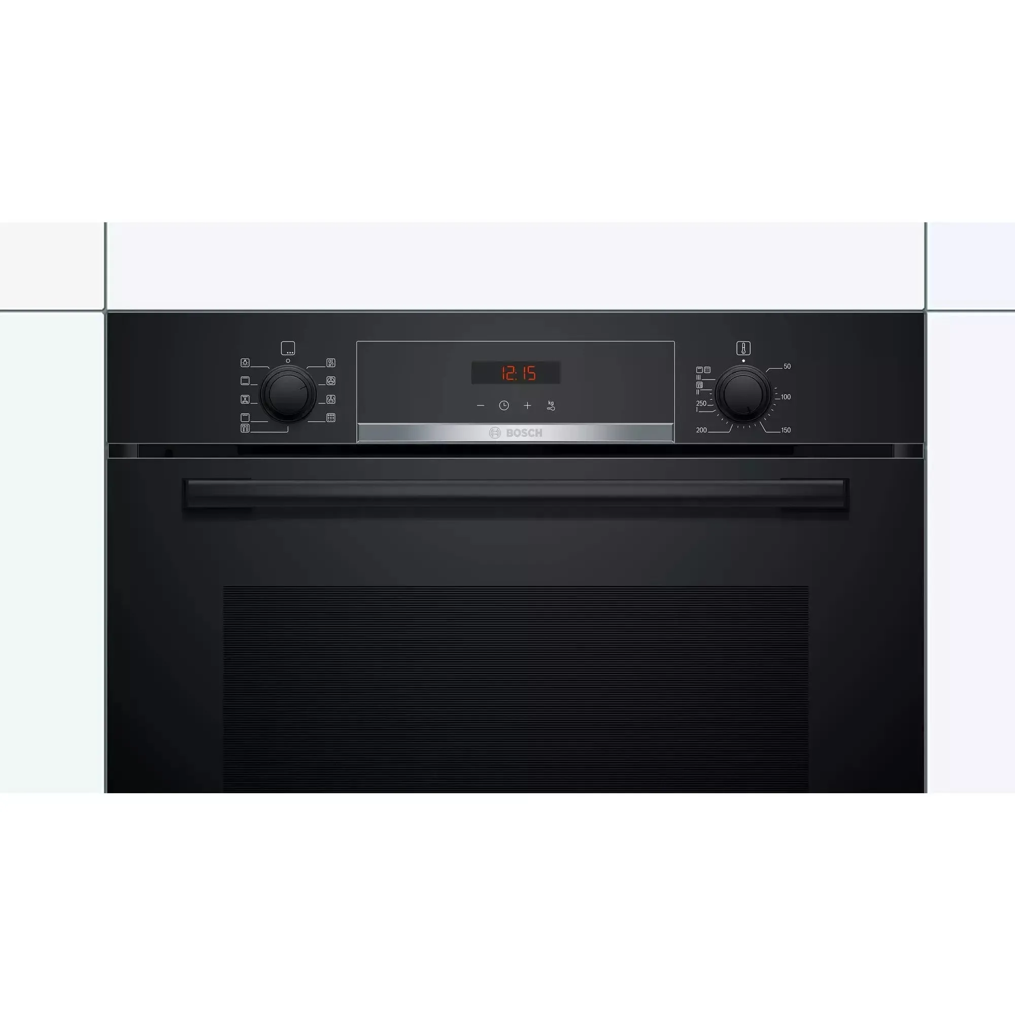 Bosch Series 4 71L Built-In Electric Single Oven - Black | HBS573BB0B