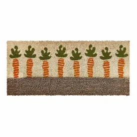 Carrots with Boot Scraper Spring Coir Door Mat