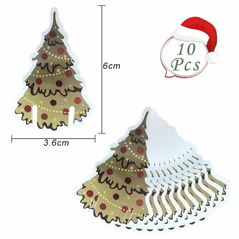 Christmas Cup Card Santa Hat Wine Glass