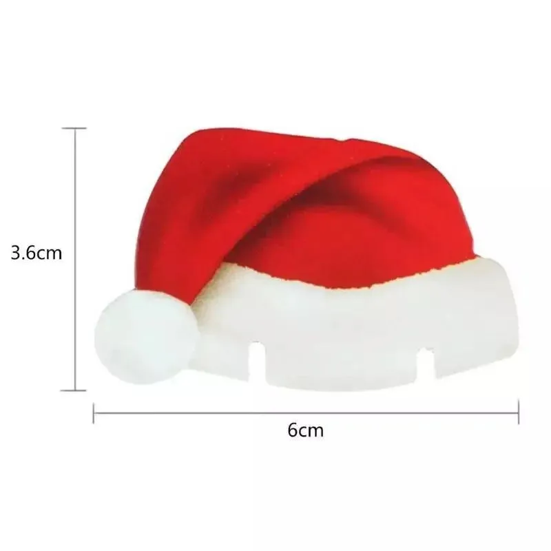 Christmas Cup Card Santa Hat Wine Glass