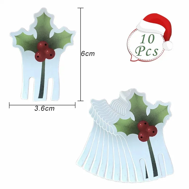 Christmas Cup Card Santa Hat Wine Glass