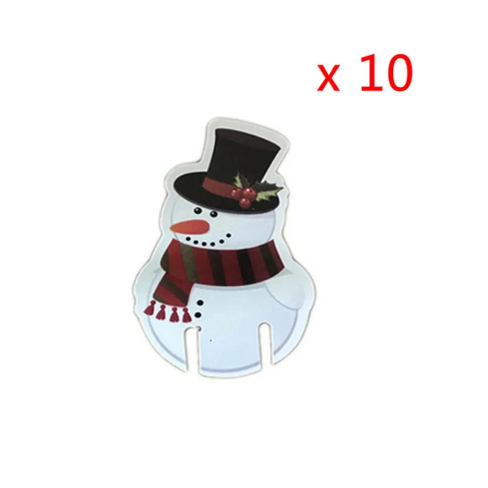 Christmas Cup Card Santa Hat Wine Glass