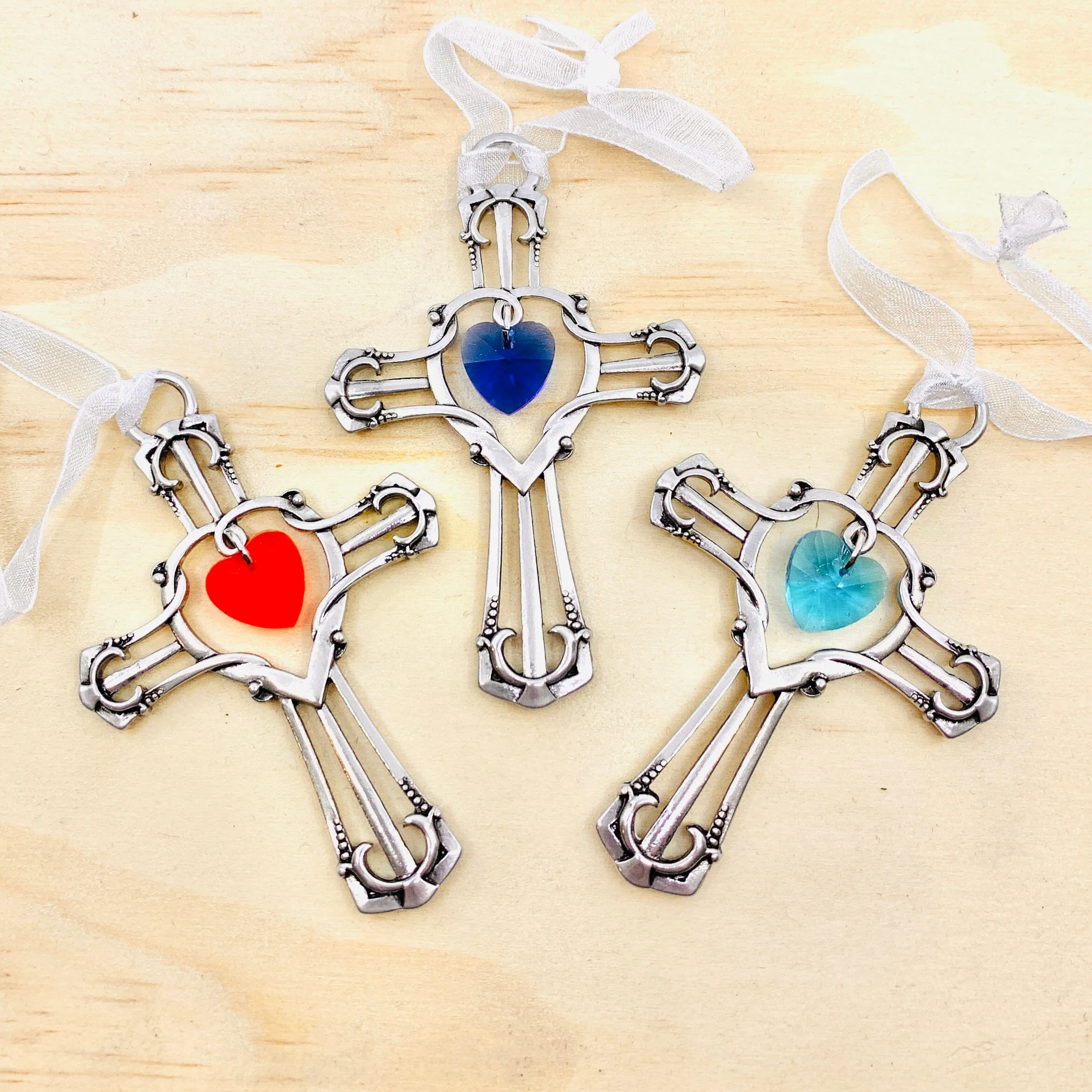 Colors of Faith Cross Ornaments