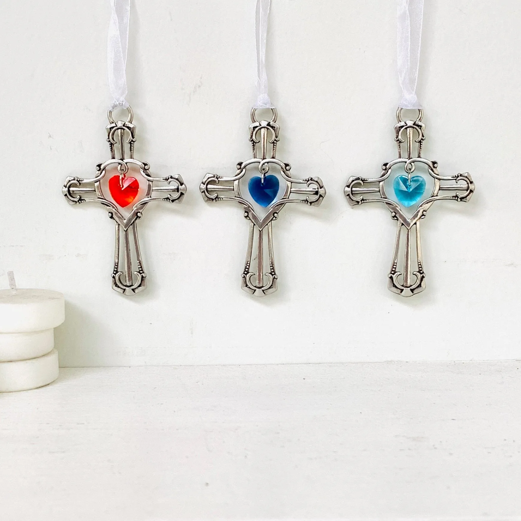 Colors of Faith Cross Ornaments