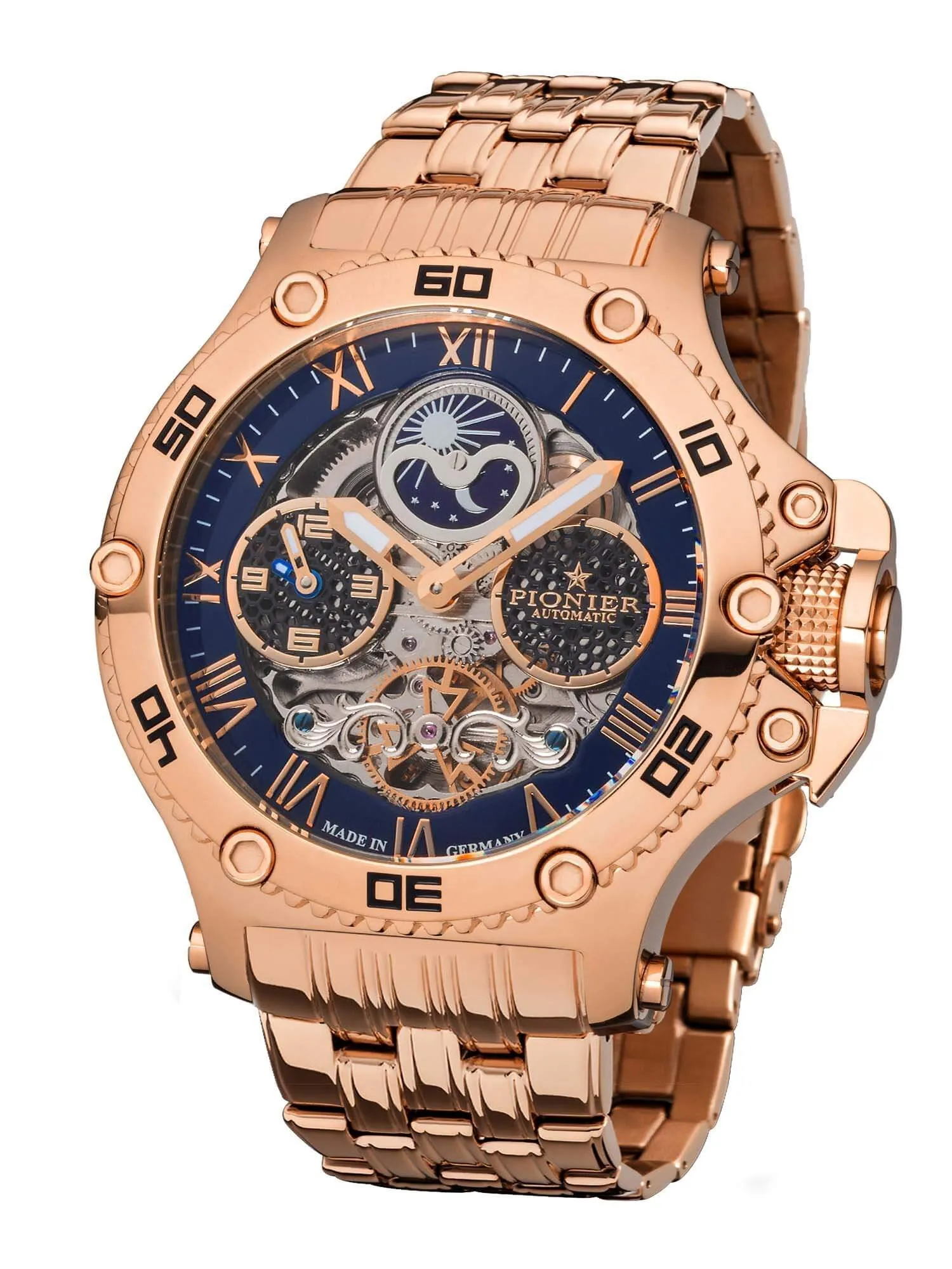 Dual-Time Hawaii Pionier GM-514-12 | Rose | Made in Germany