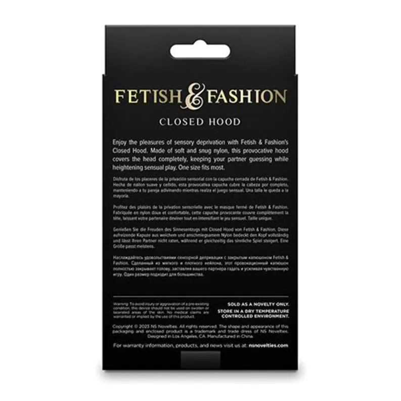 Fetish & Fashion Closed Hood White