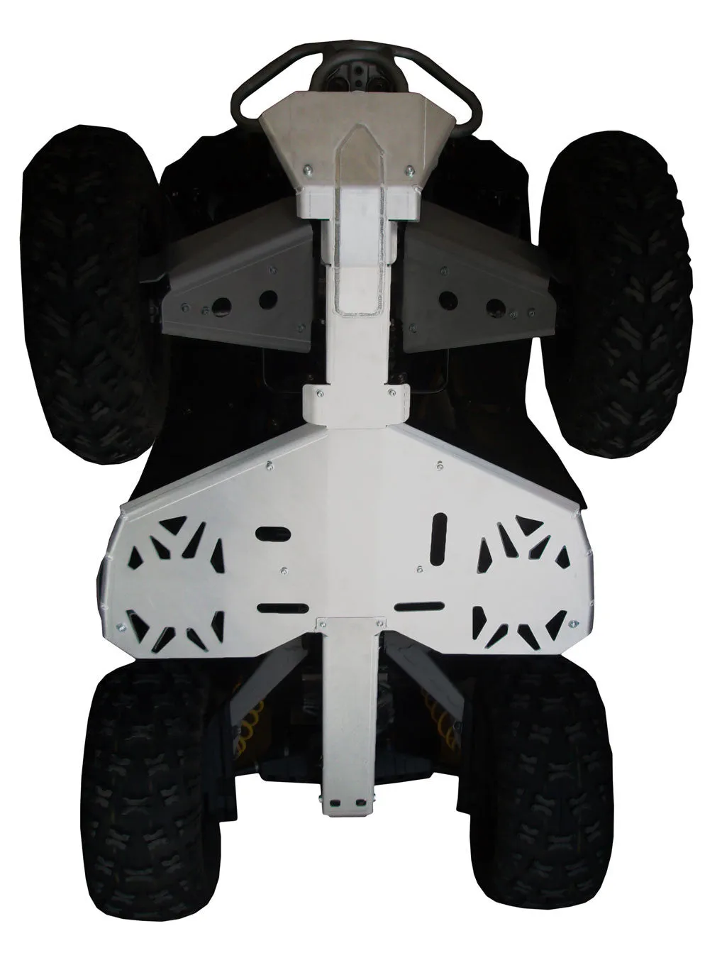 Frame & Floorboard Aluminum Skid Plate Set 2007-2011  |  Can-Am Renegade 650