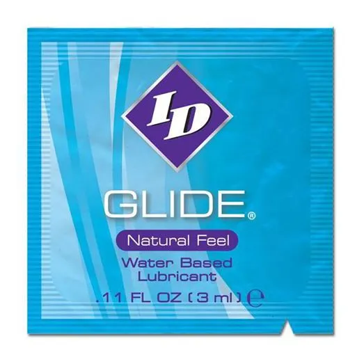 ID Glide Natural Feel Water-Based Lubricant Sachet 3ml
