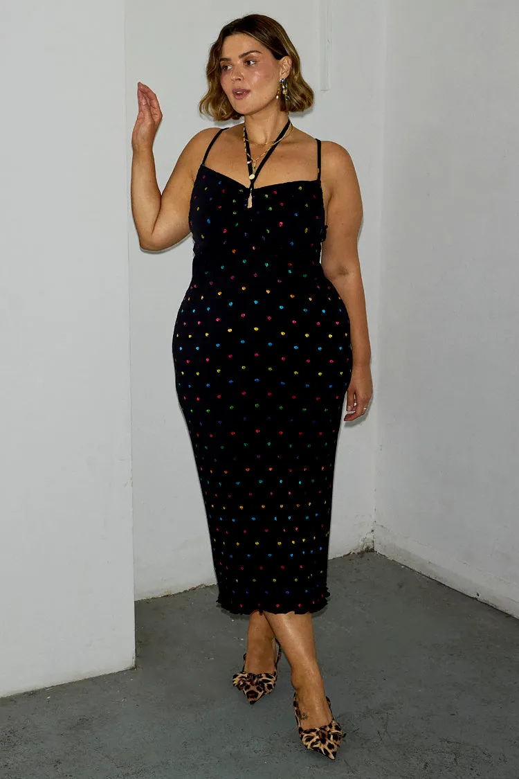 Multi Spot Megan Dress