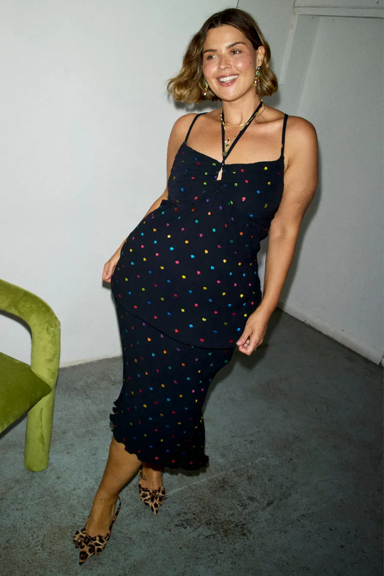 Multi Spot Megan Dress