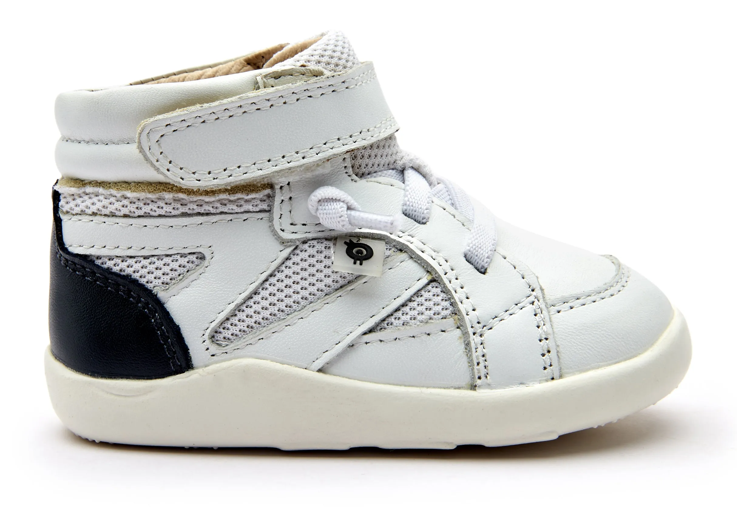Old Soles Boy's & Girl's 8002 High Ground Sneakers - Snow/Navy