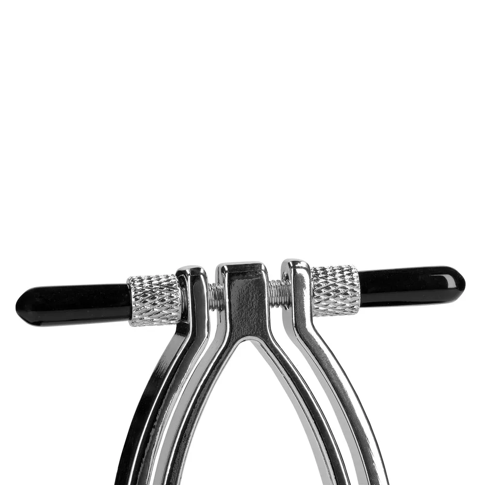 Ouch Adjustable Pussy Clamp Silver