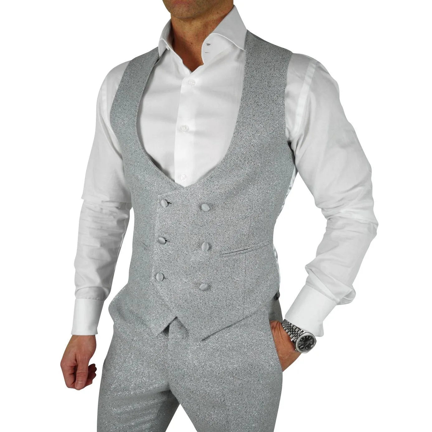 Palladium Lustro Naked Double Breasted Waistcoat @ The Vault