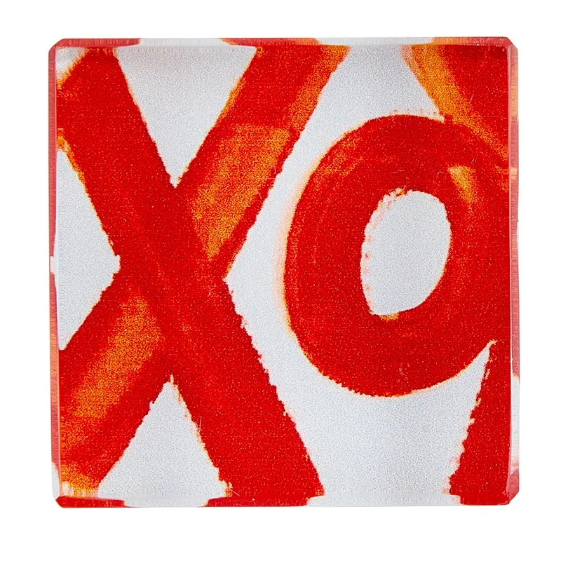 Pieces of Me Lucite Block - XO