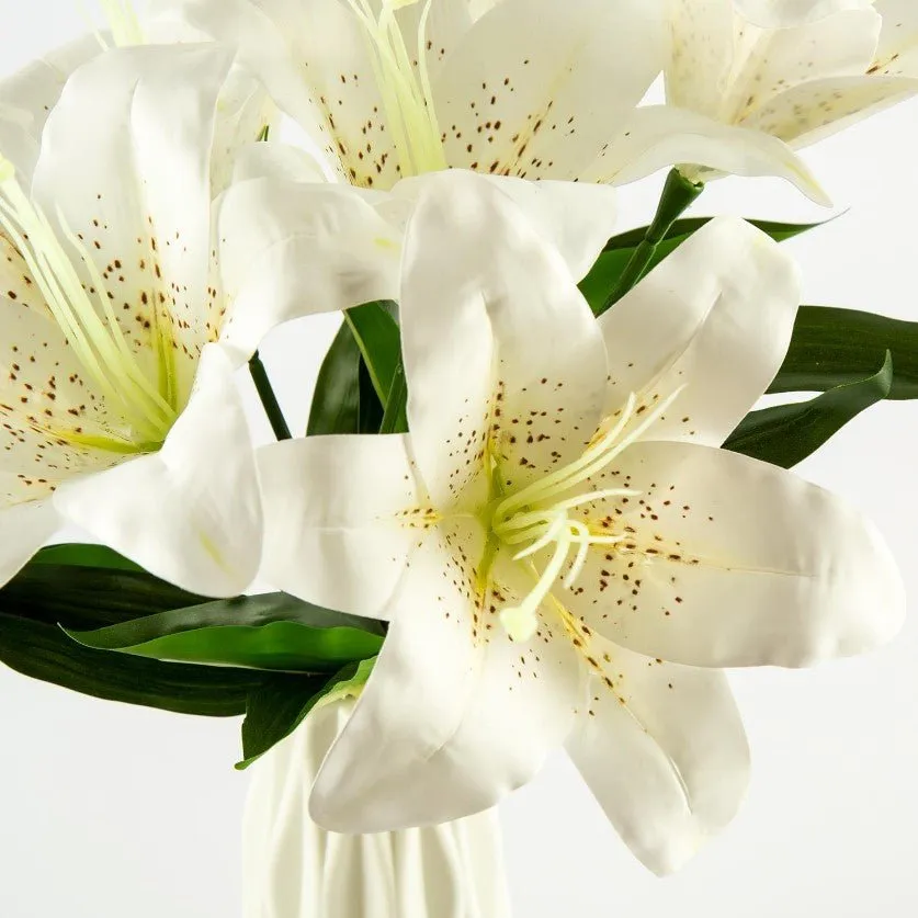 "Luscious Lilies" Forever Flowerz with Stems and Leaves
