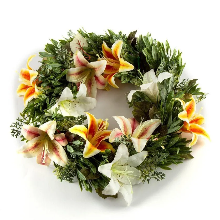 "Luscious Lilies" Forever Flowerz with Stems and Leaves