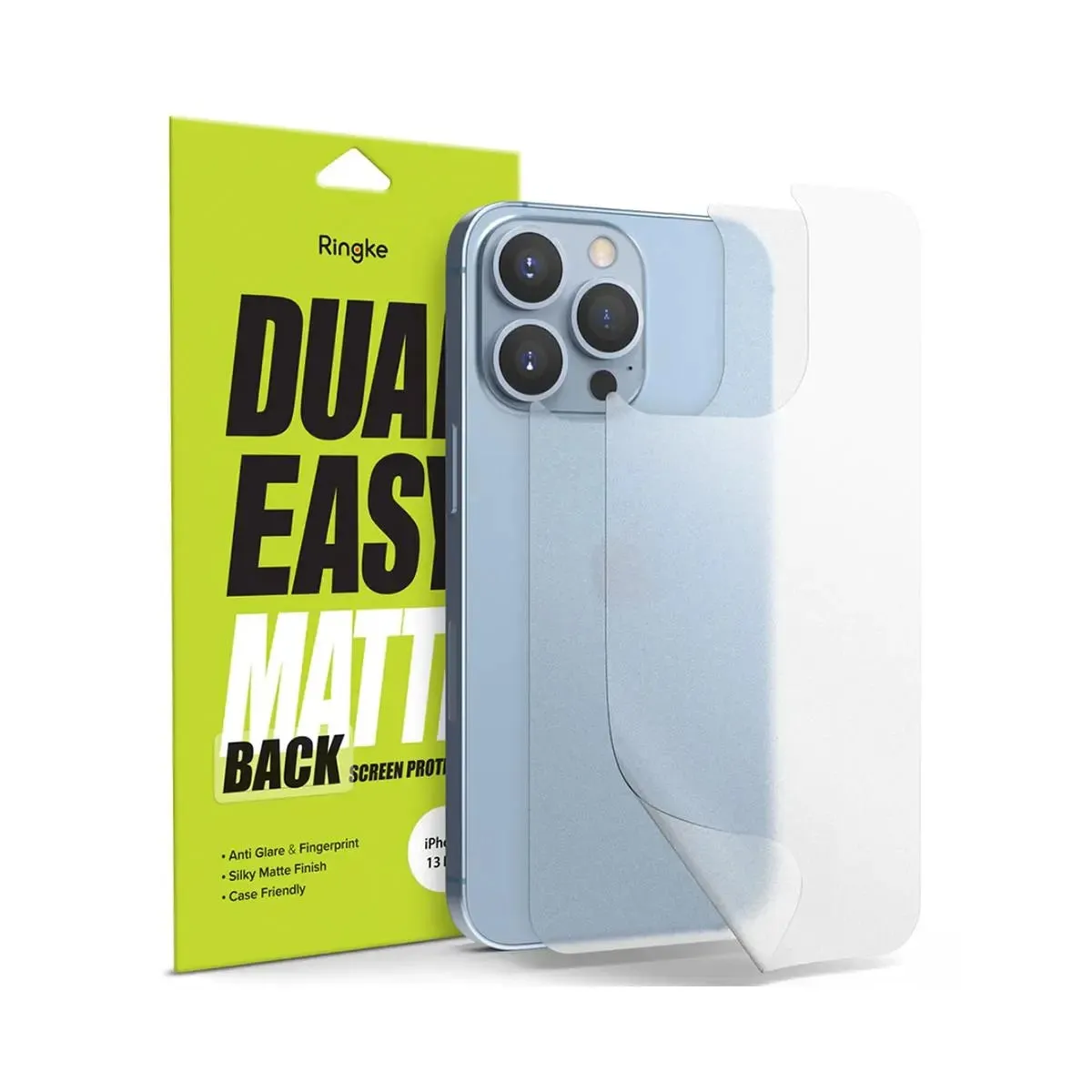 Ringke Dual Easy Matte Screen Back Protector for iPhone 13 Series