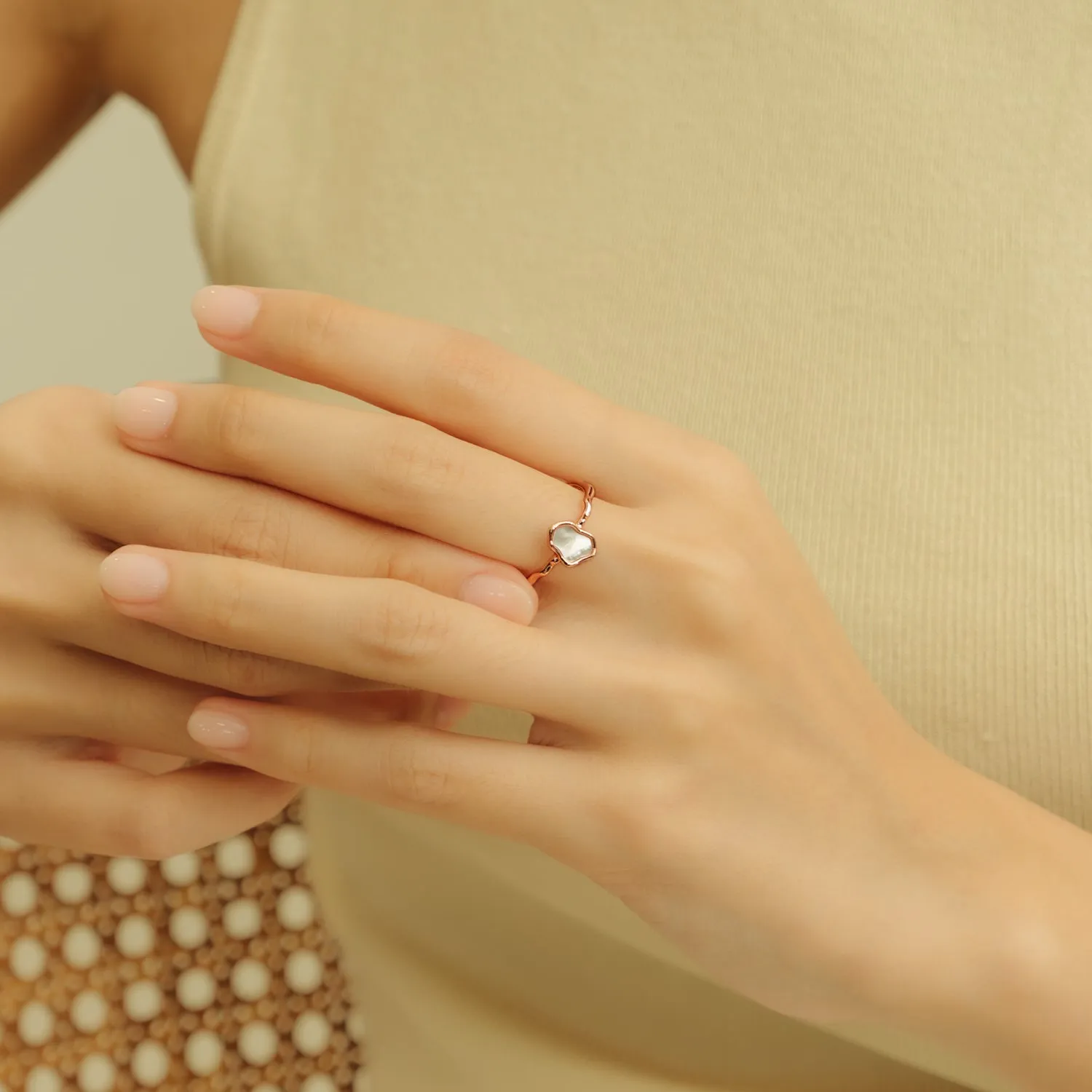 Rose Gold Daria Ring