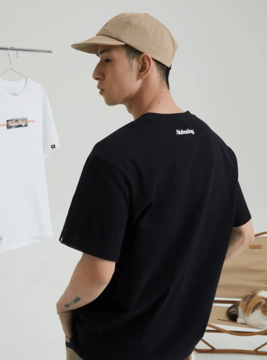 SALE🔥Noboday Box Logo T-shirt