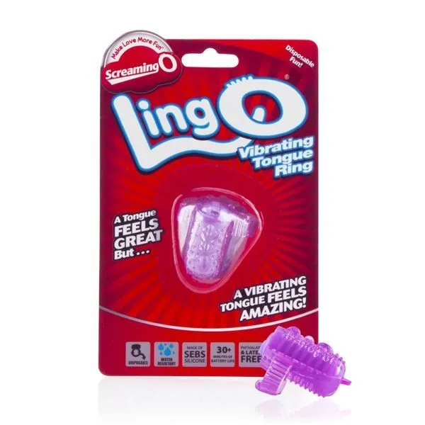 Screaming O Ling O Vibrating Tongue Ring Purple