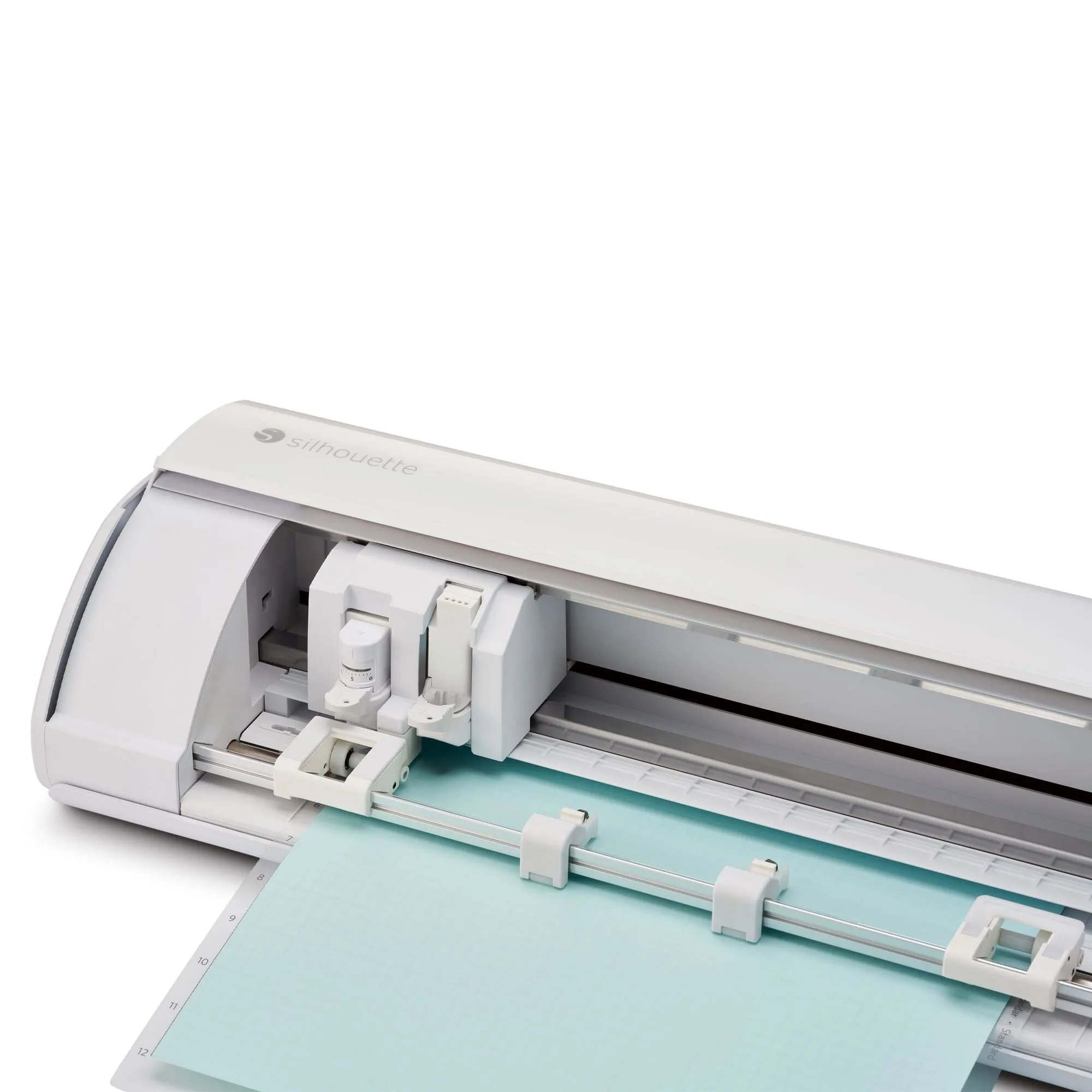 Silhouette White Cameo 5 w/ 64 Oracal Vinyl Sheets, Blades, Tools, Guides