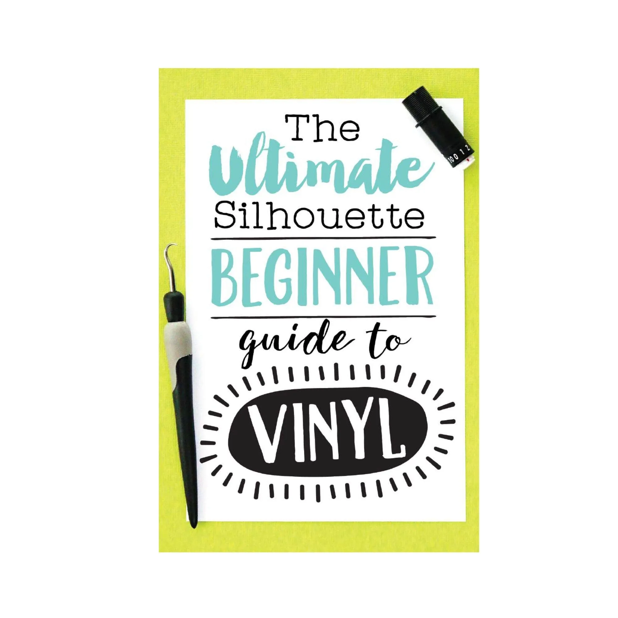 Silhouette White Cameo 5 w/ 64 Oracal Vinyl Sheets, Blades, Tools, Guides