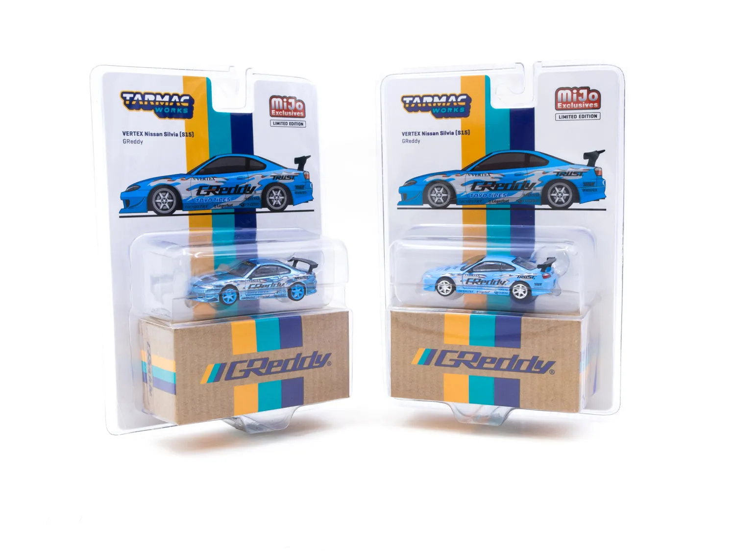 Tarmac Works 1/64 VERTEX Nissan Silvia S15 GReddy - Mijo Special Edition - GLOBAL64