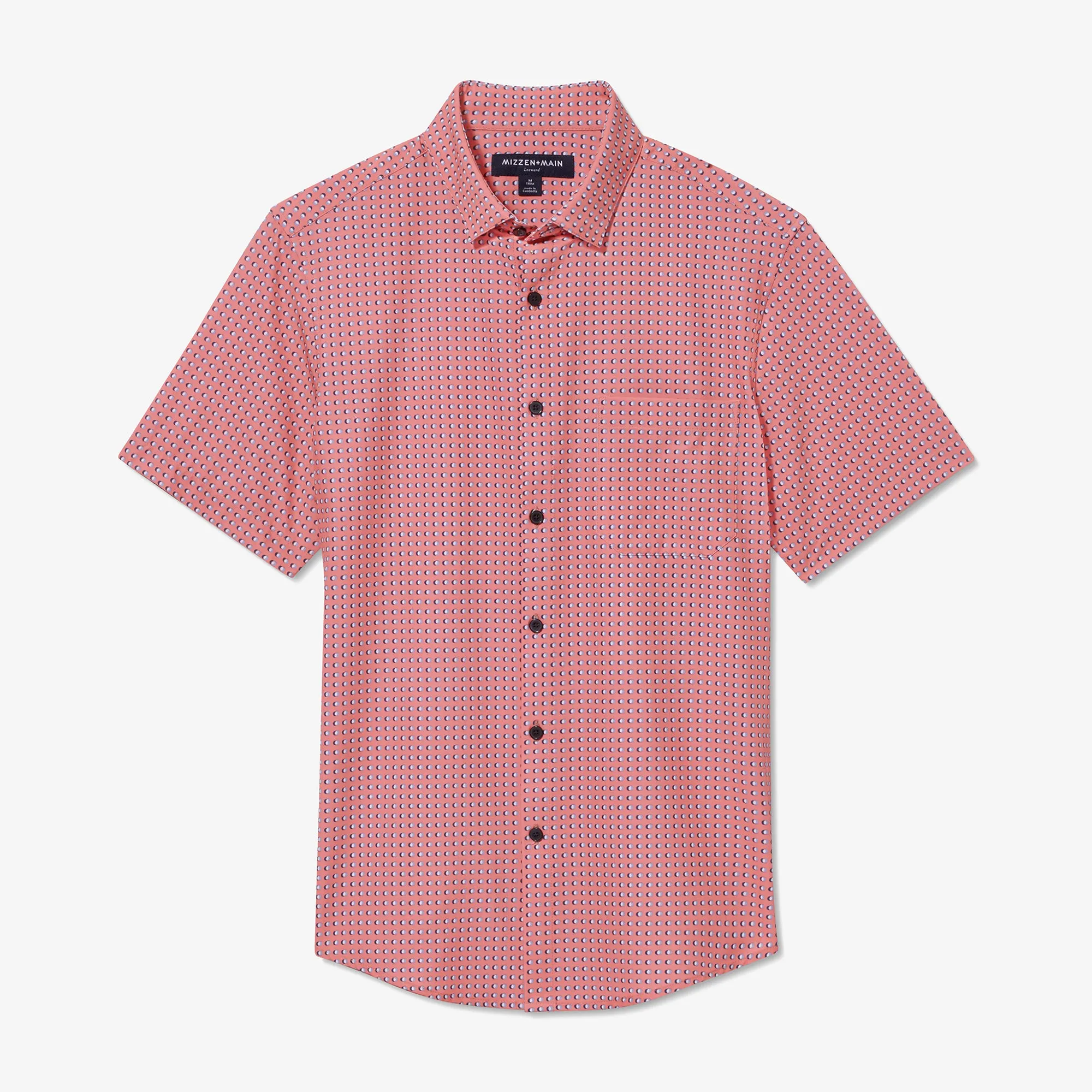Tea Rose Geo Print