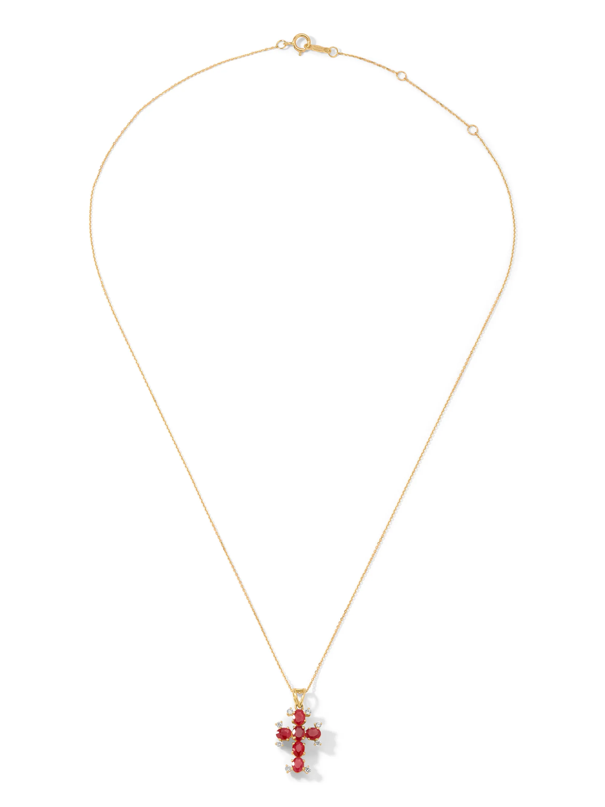 The American Rose Cross Necklace